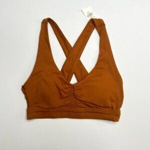 Aerie Offline Rust Orange Sports Bra